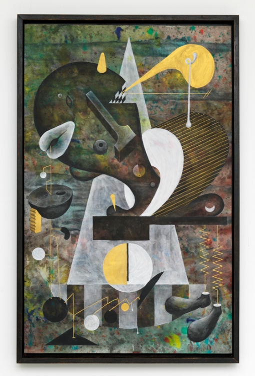 Division Manager 003, 2013. Ink and gesso on paper, 133 x 83,5 cm. Photo: Gert Jan van Rooij. Division Manager 003, 2013. Ink and gesso on paper, 133 x 83,5 cm. Photo: Gert Jan van Rooij.