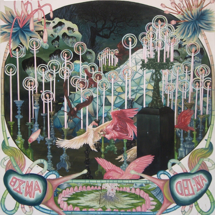 The Brethren of Stone: 'Memento Mori Ex', 2007, 135 x 135 cm The Brethren of Stone: 'Memento Mori Ex', 2007, 135 x 135 cm