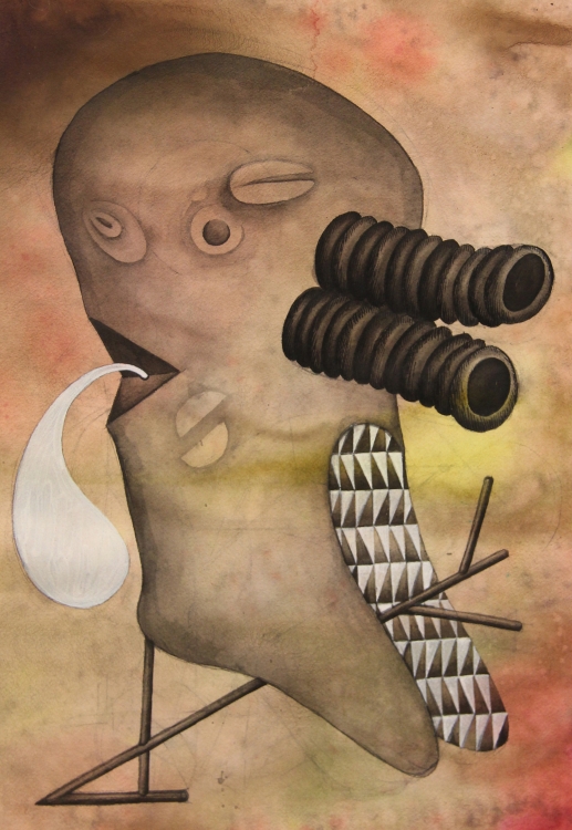 'Wealth Management: Aaron', 2013. Pencil with white chalk on paper, 35 x 53 cm.  'Wealth Management: Aaron', 2013. Pencil with white chalk on paper, 35 x 53 cm.