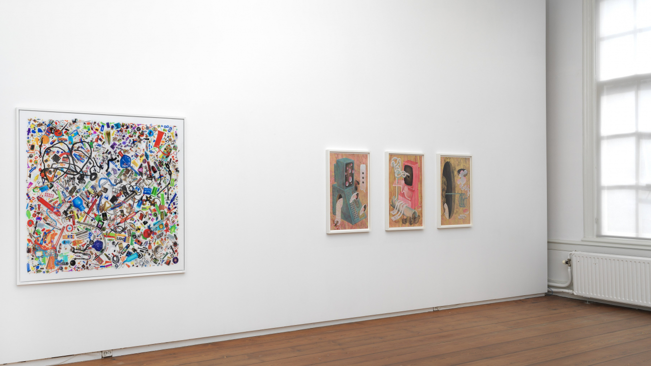 I can remember a few things, I think of breakfast, and my mind is blank and A half-heard sound, an indefinable feeling (2022) - installed at group exhibition Mixed Feelings 
 I can remember a few things, I think of breakfast, and my mind is blank and A half-heard sound, an indefinable feeling (2022) - installed at group exhibition Mixed Feelings