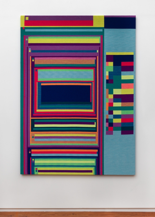 Abstract Browsing 16 03 08 (Reddit), 2016, 200 x 144cm, tapestry. 
Photo: Gert Jan van Rooij Abstract Browsing 16 03 08 (Reddit), 2016, 200 x 144cm, tapestry. 
Photo: Gert Jan van Rooij
