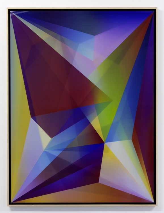 'Into Time 13 08 11', 2013. Lenticular print, 120 x 90 cm. Photo: Gert Jan van Rooij. 'Into Time 13 08 11', 2013. Lenticular print, 120 x 90 cm. Photo: Gert Jan van Rooij.