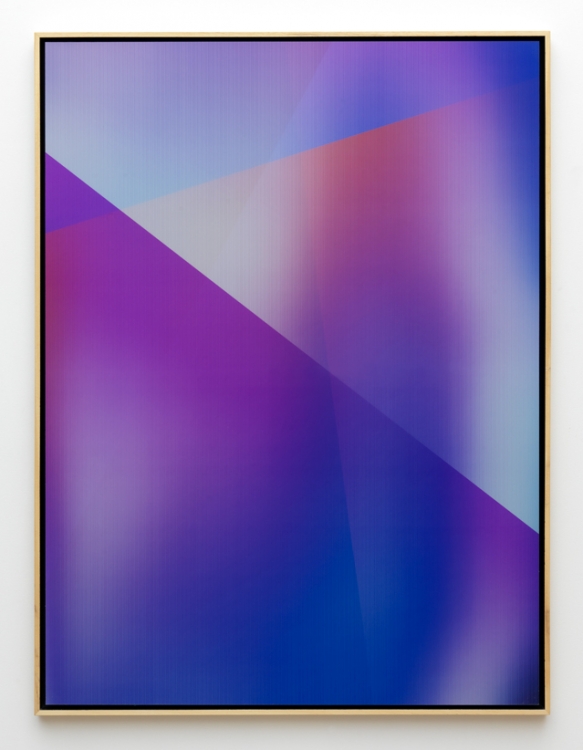 Into Time 15 06 08, 2015. Lenticular print, 120 x 90 cm. Photo: Gert Jan van Rooij.  Into Time 15 06 08, 2015. Lenticular print, 120 x 90 cm. Photo: Gert Jan van Rooij.