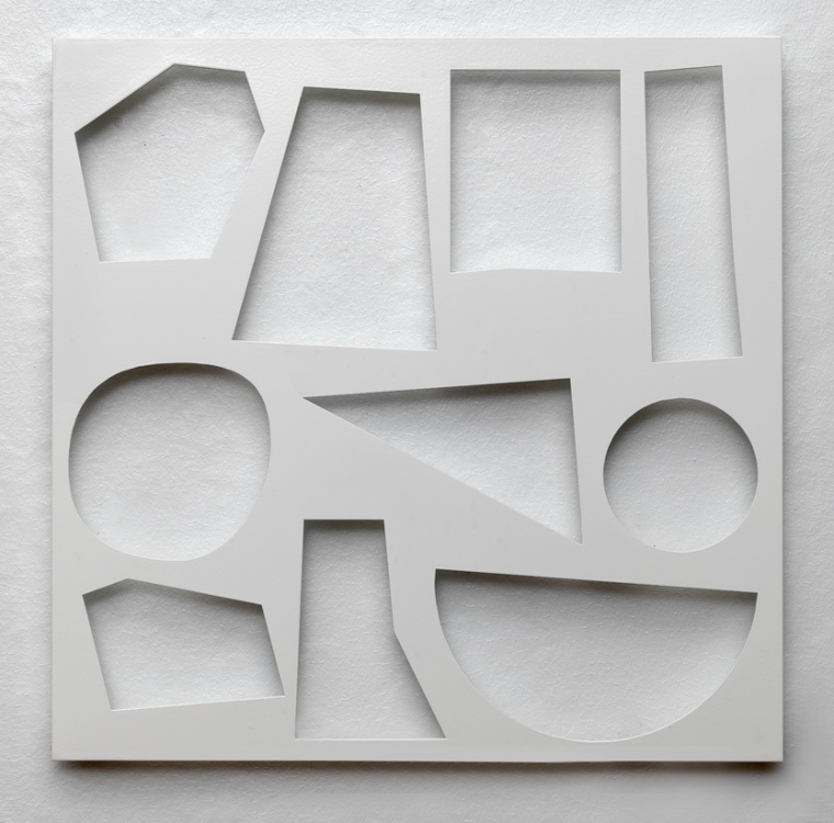 Shadow Object 16 07 03, 2016, 50 x 50 cm, steel.
Photo: Gert Jan van Rooij Shadow Object 16 07 03, 2016, 50 x 50 cm, steel.
Photo: Gert Jan van Rooij