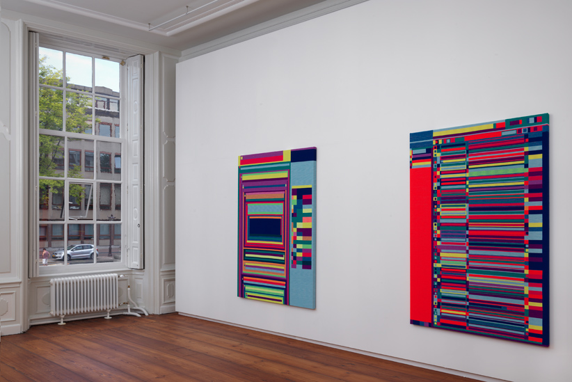 Overview of the exhibition 'Complex Computational Compositions', soloshow by Rafaël Rozendaal at Upstream Gallery from 03-09-2016 until 08-10-2016. 
Photo: Gert Jan van Rooij Overview of the exhibition 'Complex Computational Compositions', soloshow by Rafaël Rozendaal at Upstream Gallery from 03-09-2016 until 08-10-2016. 
Photo: Gert Jan van Rooij