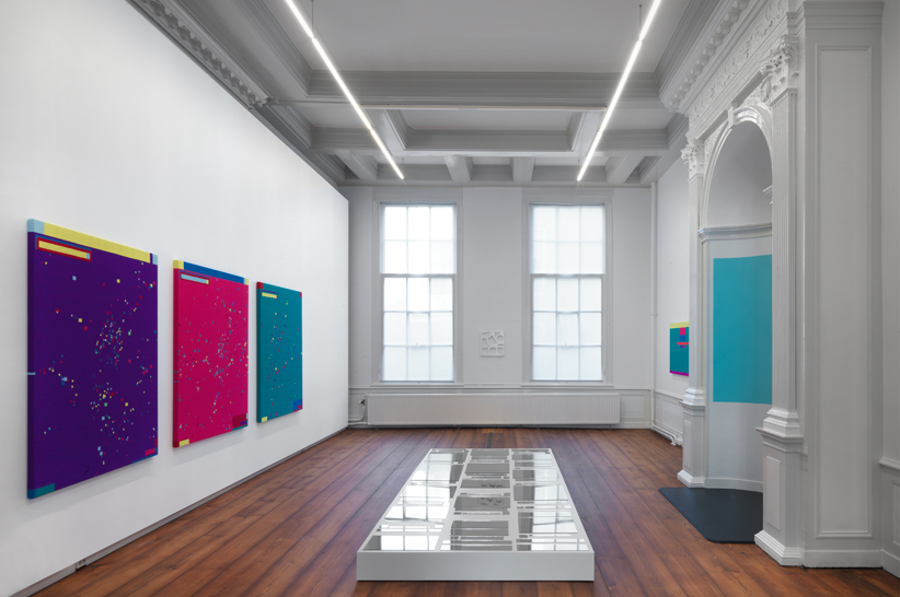 Overview of the exhibition 'Complex Computational Compositions', soloshow by Rafaël Rozendaal at Upstream Gallery from 03-09-2016 until 08-10-2016. 
Photo: Gert Jan van Rooij Overview of the exhibition 'Complex Computational Compositions', soloshow by Rafaël Rozendaal at Upstream Gallery from 03-09-2016 until 08-10-2016. 
Photo: Gert Jan van Rooij