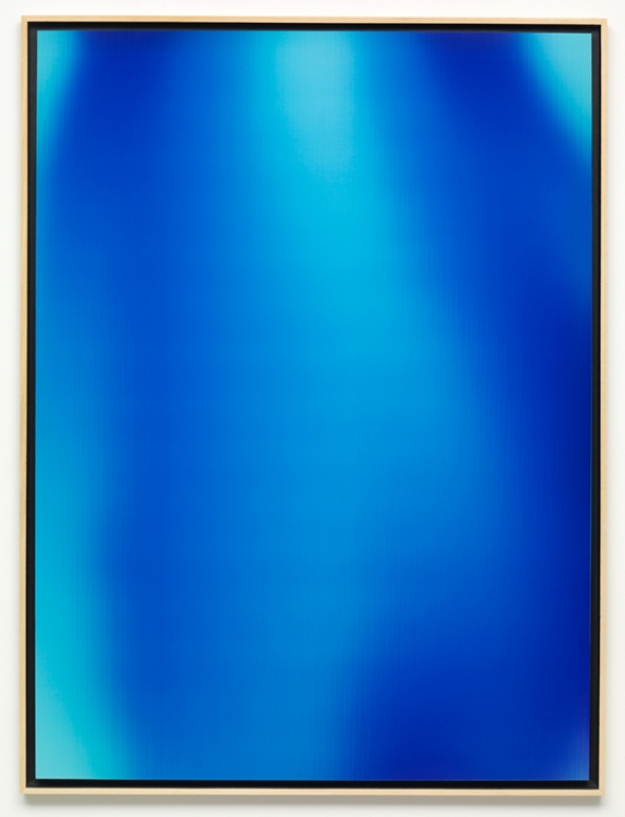 Into Time 14 01 18, 2014. Lenticular print, 120 x 90 cm. Photo: Gert Jan van Rooij.  Into Time 14 01 18, 2014. Lenticular print, 120 x 90 cm. Photo: Gert Jan van Rooij.