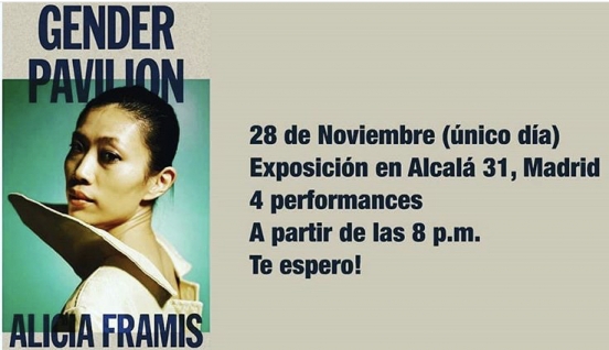 Performance Alicia Framis tonight in Madrid