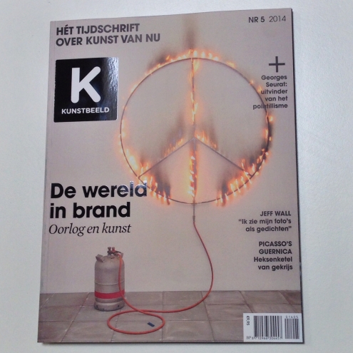 Marc Bijl on the cover of Kunstbeeld
