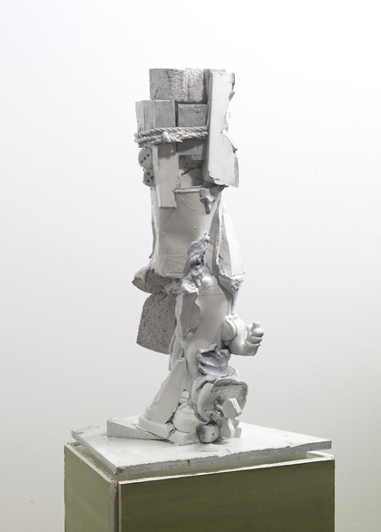 'Oerlikon', 2009, ceramics, paint, 52 x 33,5 x 32 cm.  'Oerlikon', 2009, ceramics, paint, 52 x 33,5 x 32 cm.