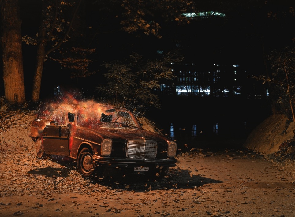 'Explosions. With or Without My Friends', 2000-01. Special hexachrome print. Edition of 50.  'Explosions. With or Without My Friends', 2000-01. Special hexachrome print. Edition of 50.