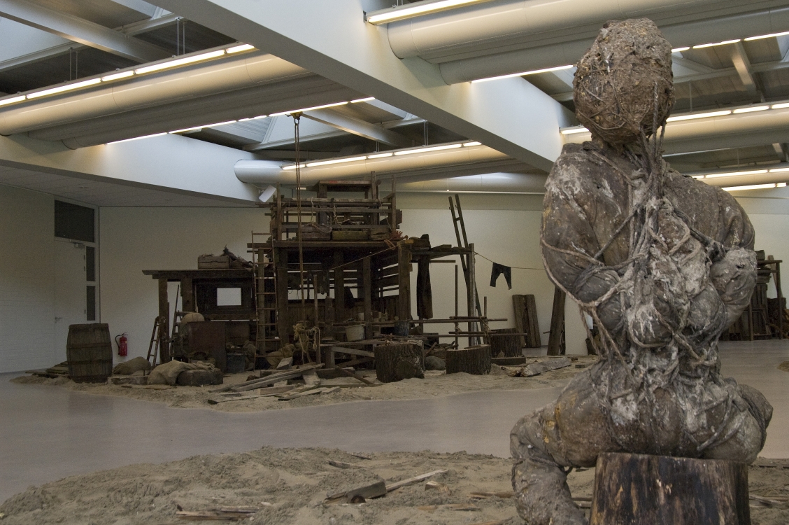 'Untitled (Rudiments of Territory)', 2010, detail. Solo exhibition at the Cobra Museum. 'Untitled (Rudiments of Territory)', 2010, detail. Solo exhibition at the Cobra Museum.