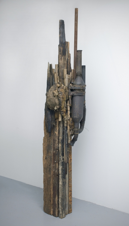 'Untitled', 2013, mixed media, 50 x 48 x 225 cm. Photo: Gert Jan van Rooij. 'Untitled', 2013, mixed media, 50 x 48 x 225 cm. Photo: Gert Jan van Rooij.