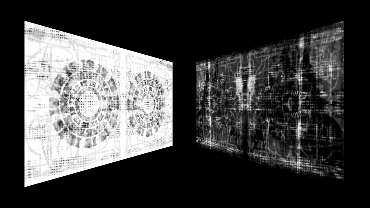 'Be Not Content', 2012, 2 channel HD projections with sound. 8:13 min.  'Be Not Content', 2012, 2 channel HD projections with sound. 8:13 min.