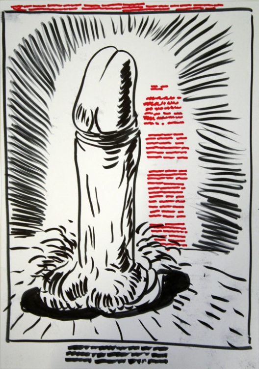 'Untitled', 2011, permanent marker on paper, 42 x 29,5 cm 'Untitled', 2011, permanent marker on paper, 42 x 29,5 cm