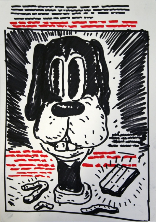 'Untitled', 2011, permanent marker on paper, 42 x 29,5 cm 'Untitled', 2011, permanent marker on paper, 42 x 29,5 cm