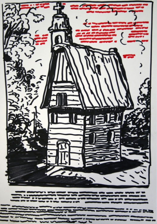 'Untitled', 2011, permanent marker on paper, 42 x 29,5 cm. 'Untitled', 2011, permanent marker on paper, 42 x 29,5 cm.