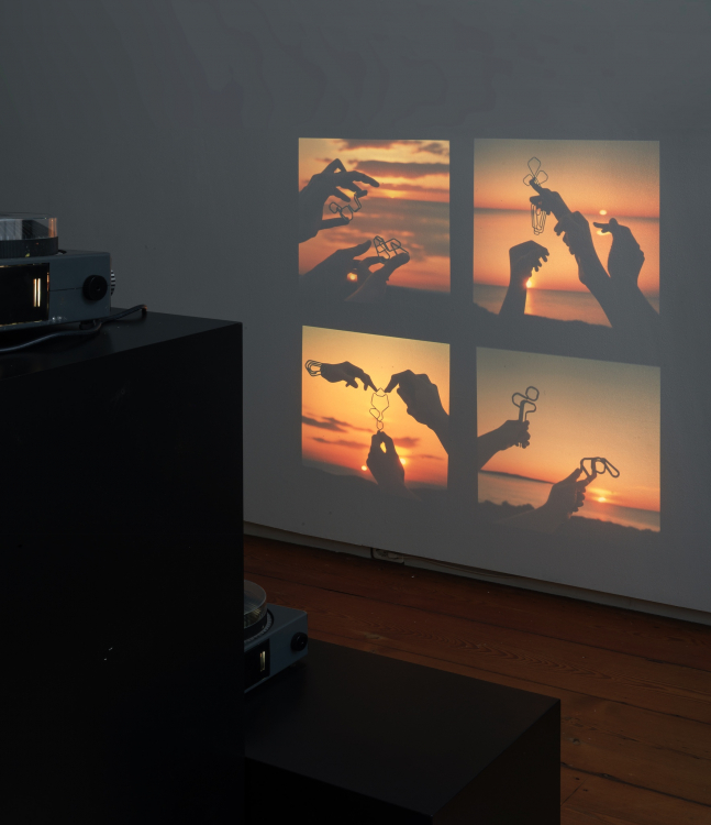Sunsetting Inconsistencies (2023) by Constant Dullaart installed at Sunsetting Inconsistencies at Upstream Gallery  Sunsetting Inconsistencies (2023) by Constant Dullaart installed at Sunsetting Inconsistencies at Upstream Gallery