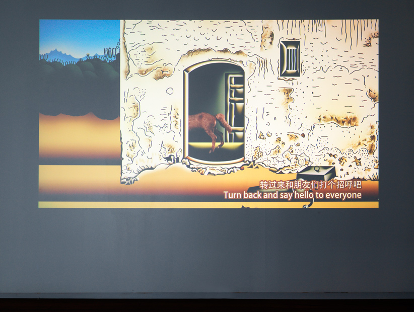 Video still of 'The Farm', 2013, single channel video, 8:50min, edition of 5. 
Photo: Gert Jan van Rooij Video still of 'The Farm', 2013, single channel video, 8:50min, edition of 5. 
Photo: Gert Jan van Rooij
