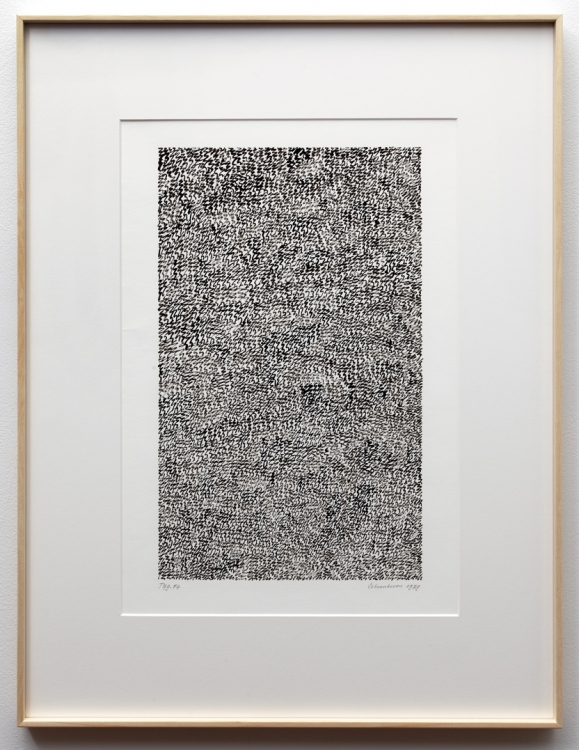 'T79-54', 1979. Ink on paper, 65,5 x 50,5 cm. Photo: Gert Jan van Rooij. 'T79-54', 1979. Ink on paper, 65,5 x 50,5 cm. Photo: Gert Jan van Rooij.