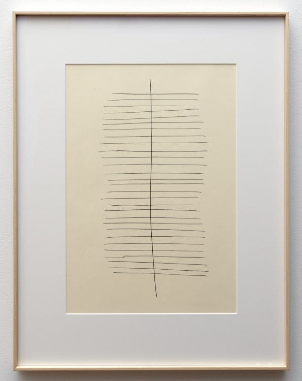 'T62-136', 1962. Ink on paper, 65,5 x 50,5 cm. Photo: Gert Jan van Rooij. 'T62-136', 1962. Ink on paper, 65,5 x 50,5 cm. Photo: Gert Jan van Rooij.