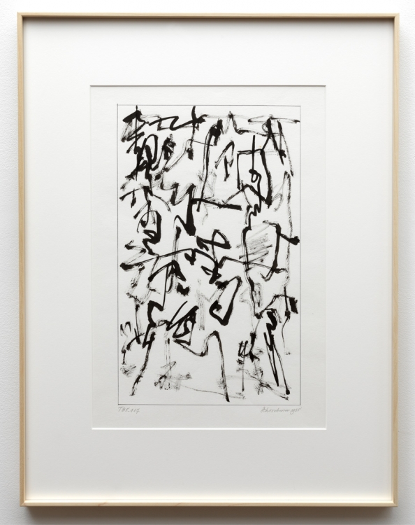'T85-117', 1985. Ink on paper, 65,5 x 50,5 cm. Photo: Gert Jan van Rooij. 'T85-117', 1985. Ink on paper, 65,5 x 50,5 cm. Photo: Gert Jan van Rooij.