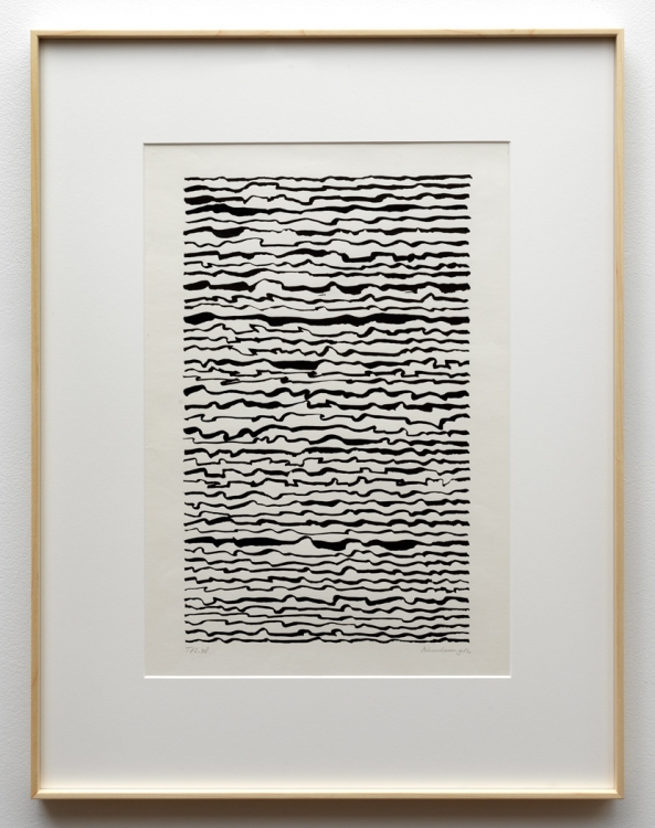 'T82-38', 1982. Ink on paper, 65,5 x 50,5 cm. Photo: Gert Jan van Rooij. 'T82-38', 1982. Ink on paper, 65,5 x 50,5 cm. Photo: Gert Jan van Rooij.