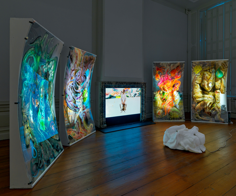 Kévin Bray, The Collective Shadow, Upstream Gallery, 2022. Photographed by Gert-Jan van Rooij. Kévin Bray, The Collective Shadow, Upstream Gallery, 2022. Photographed by Gert-Jan van Rooij.