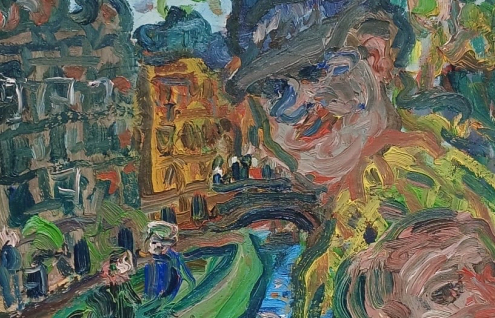 city paintings AMSTERDAM