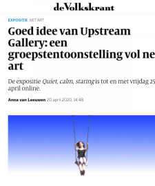 De Volkskrant over upstream.gallery