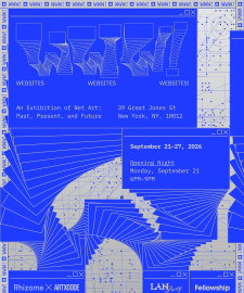 Jan Robert Leegte and Rafa&euml;l Rozendaal part of Rhizome's WEBSITES WEBSITES WEBSITES 