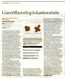 Review (NL / EN) of dull.life by Constant Dullaart in Het Parool