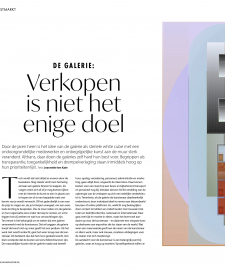 Nieck de Bruijn and Harm van den Dorpel in Tableau Magazine 