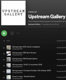 Upstream Gallery Podcast Playlist on Spotify
