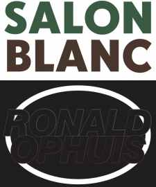 Ronald Ophuis in one-day art project Salon Blanc, Oostende (3 October 2020)