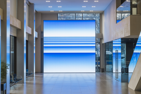 Rafaël Rozendaal's major led screen now also in Seoul at Hyundai Card