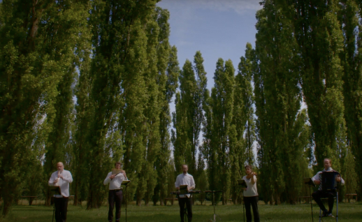 Musical composition INTO SPACE for the reopening of Boezem's Groene Kathedraal