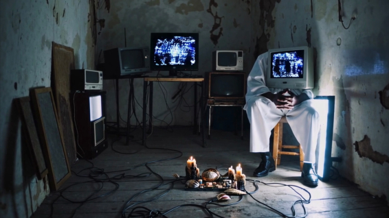 Nestor Sir&eacute; (latency.club) in group exhibition The Mechanics of Truth at Medialab Matadero, Madrid