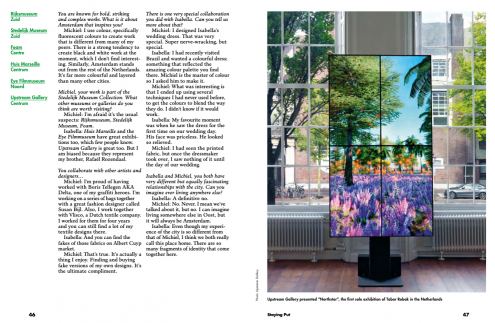 Upstream Gallery featured in the new Lost In travelguide of Amsterdam