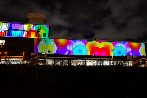 Rafaël Rozendaal at Taoyuan Museum of Fine Arts in Taiwan