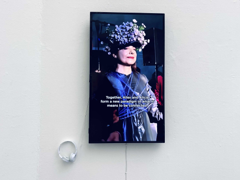 Alicia Framis Hybrid Couple video at Big Dada exhibition at Arti et Amicitiae