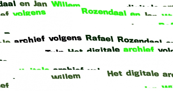 Thursday Night Live! @ Het Nieuwe Instituut met Rafael Rozendaal