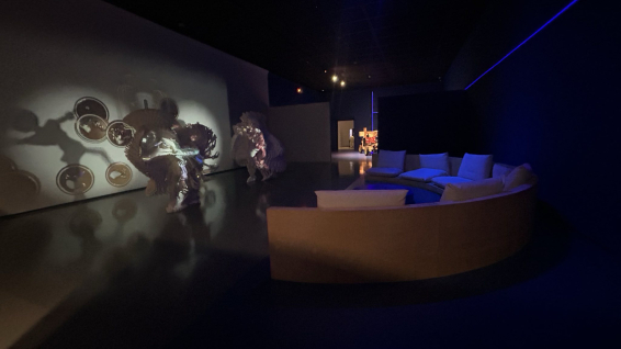 Kévin Bray at Ujazdowski Castle Centre for Contemporary Art with big installation